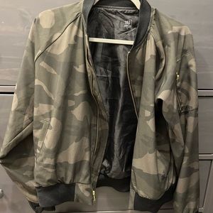 Albion Camo Bomber Jacket Sz L